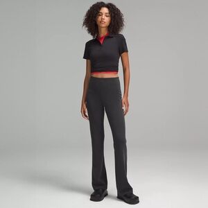 Lululemon - Ribbed Softstreme Flared Pant - Black